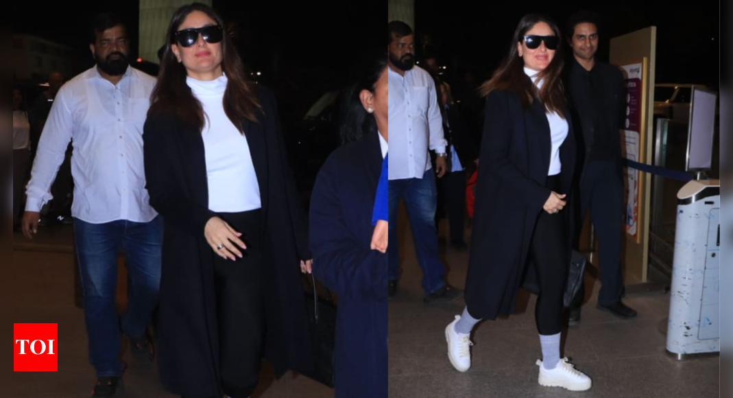 Kareena Kapoor Khan meets boardroom style in this classy airport look