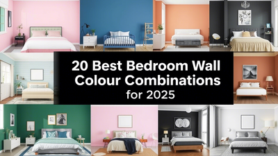 20 Best Bedroom Wall Colour Combinations for 2025