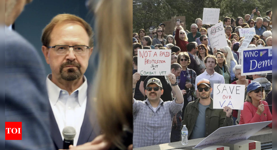 Watch: North Carolina town hall sees heated exchange between crowd and Rep. Chuck Edward over Trump policies