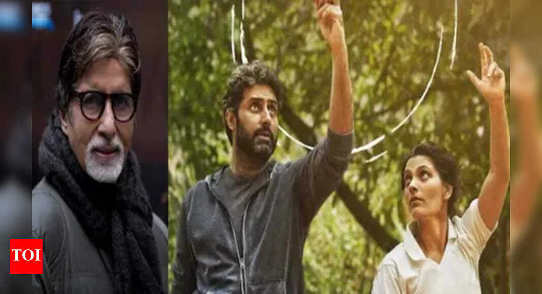 Big B says 'all the best' to son Abhishek for 'Be Happy', 'Ghoomer' screening in Tashkent