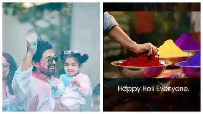 Allu Arjun, Mahesh Babu y otras celebridades extienden Holi deseos a los fanáticos