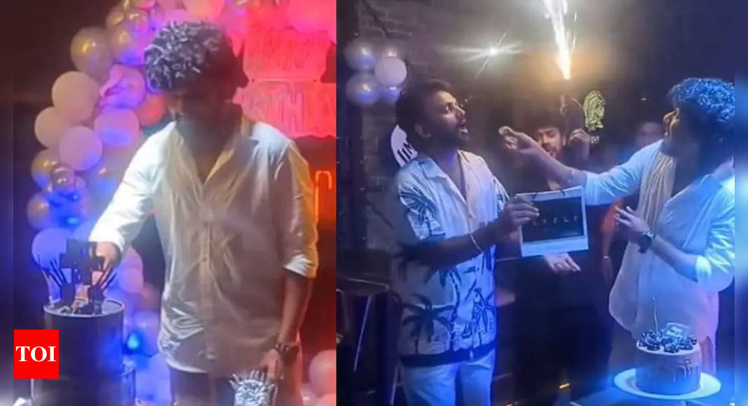 Video: Lokesh Kanagaraj celebrates his birthday with the 'Coolie' team