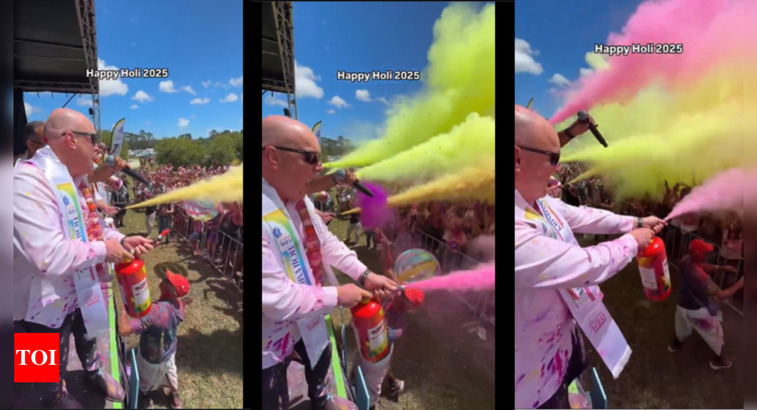 Watch: Video of New Zealand PM Christopher Luxon playing holi goes viral