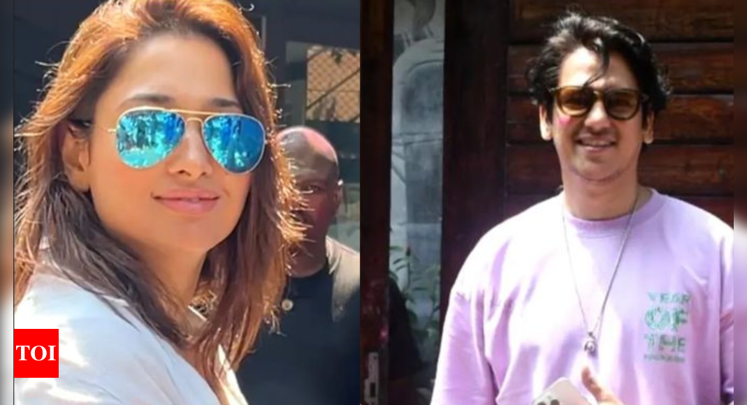 Tamannaah Bhatia and Vijay Varma attend Raveena Tandon’s Holi bash amid breakup rumors