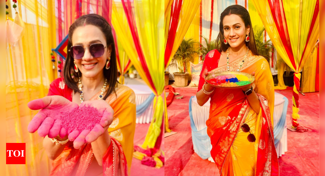 Exclusive- Jhanak's Kajal Pisal enjoys a working Holi, says, 