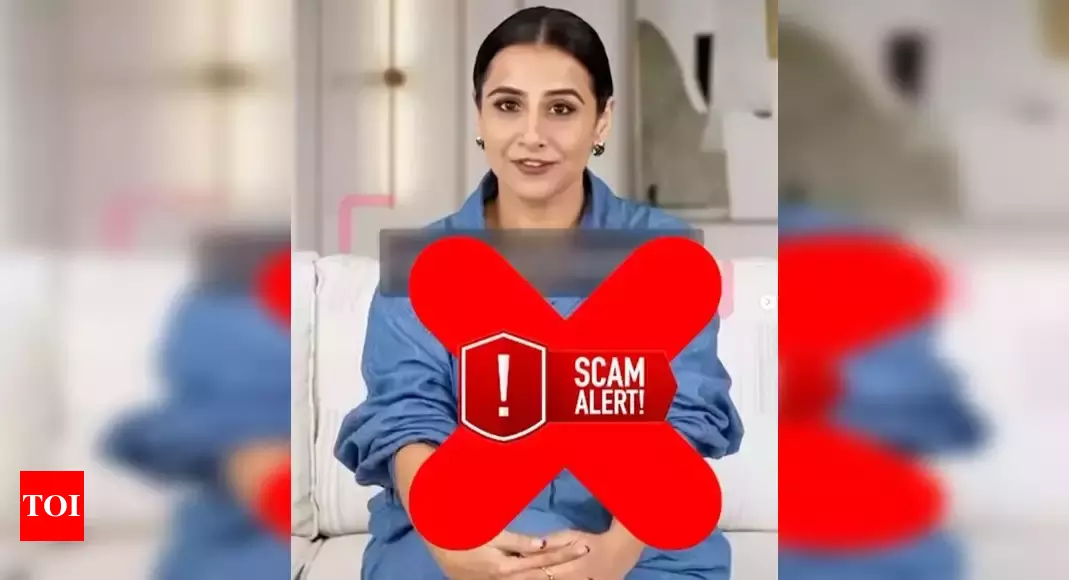 Vidya Balan issues clarification on AI-generated fake videos circulating online