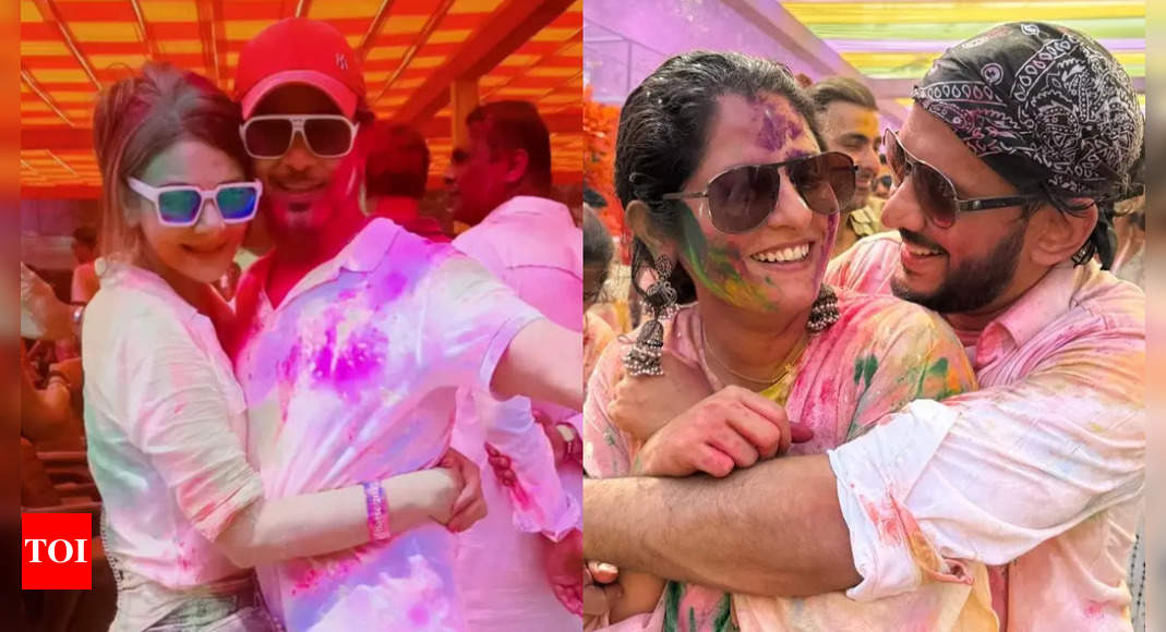 Shark Tank India’s Anupam Mittal and Aman Gupta share snaps from their Holi celebrations