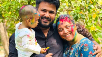 Swara Bhasker shuts down trolls questioning her husband Fahad Ahmad’s absence during Holi celebrations; shares an adorable family pic