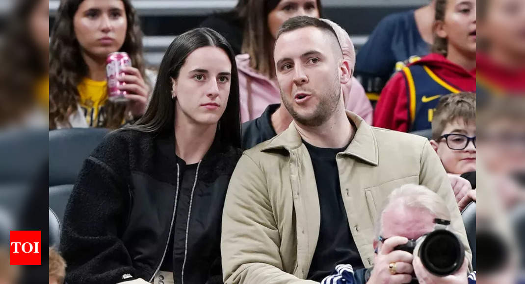 Caitlin Clark and boyfriend spotted together in rare public moment after Connor McCaffery’s dad was fired as Iowa head coach