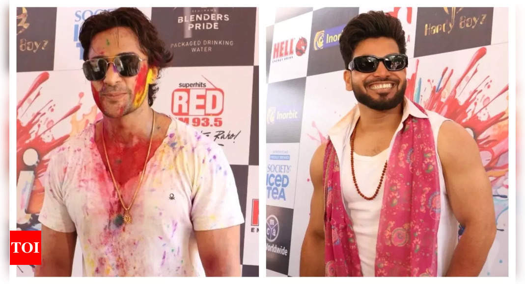 TV celebrities celebrate Holi in style at this event