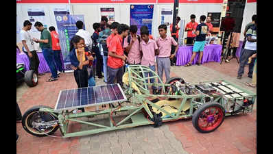 IIT-M students build solar race car, hybrid rocket engine