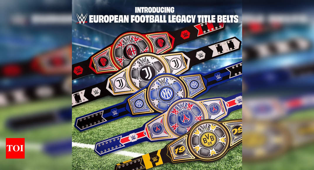 WWE Unveils Exclusive European Football Legacy Title Belts