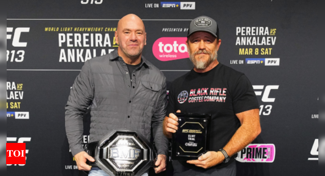 UFC honors military veteran Clint Trial with Hero’s Award – But what’s up with the BMF belt?