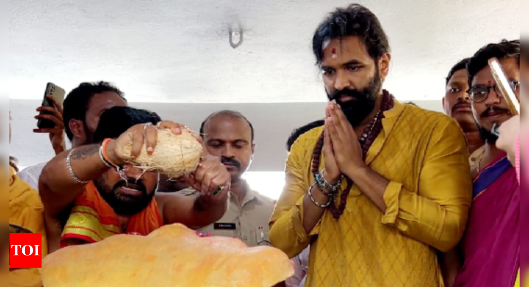 Vishnu Manchu visits Kannappa's birthplace ahead of film's release