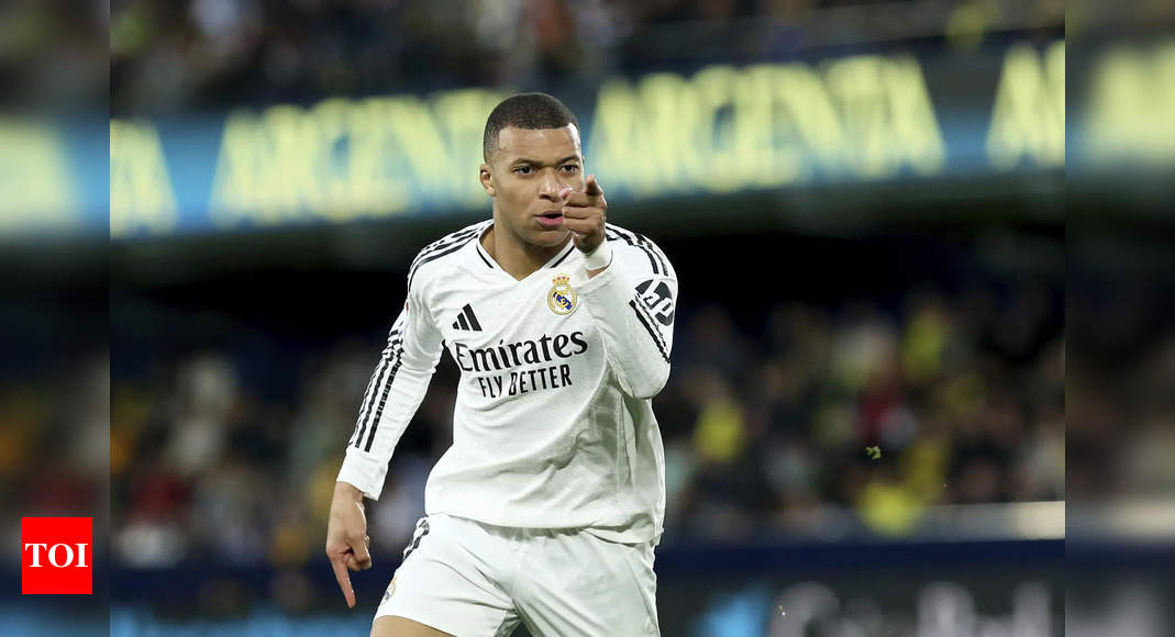 La Liga: Kylian Mbappe double at Villarreal takes 'exhausted' Real Madrid top