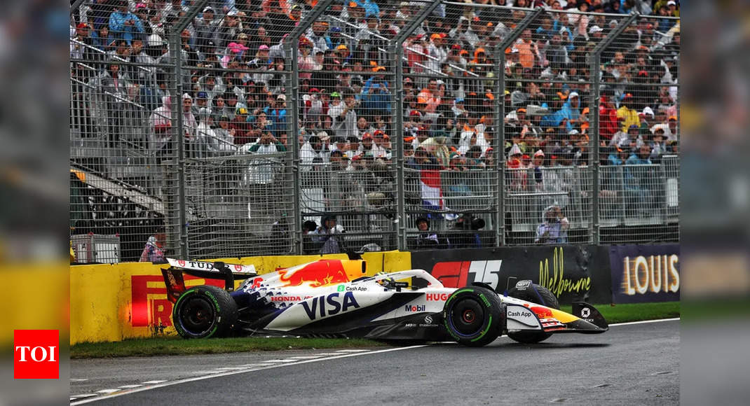 Isack Hadjar's F1 debut ends in disaster with crash before the race even starts, Lewis Hamilton's father consoles him