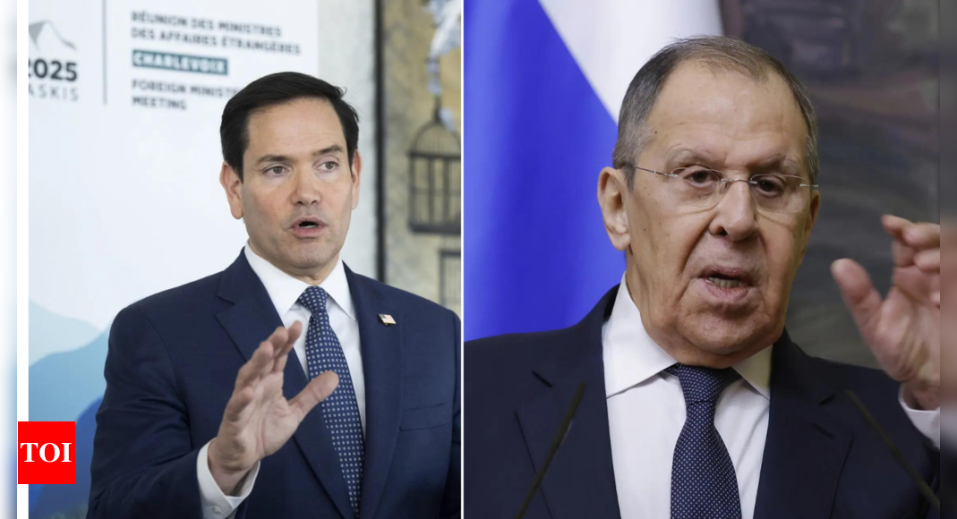 US state secretary Marco Rubio, Russia's Sergei Lavrov discuss 'next steps' to end Ukraine conflict