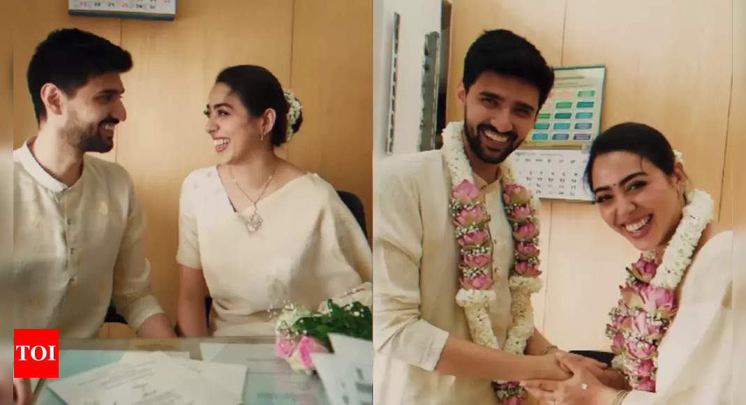 Taarak Mehta’s Jheel Mehta aka former Sonu shares glimpses from her registry wedding; watch