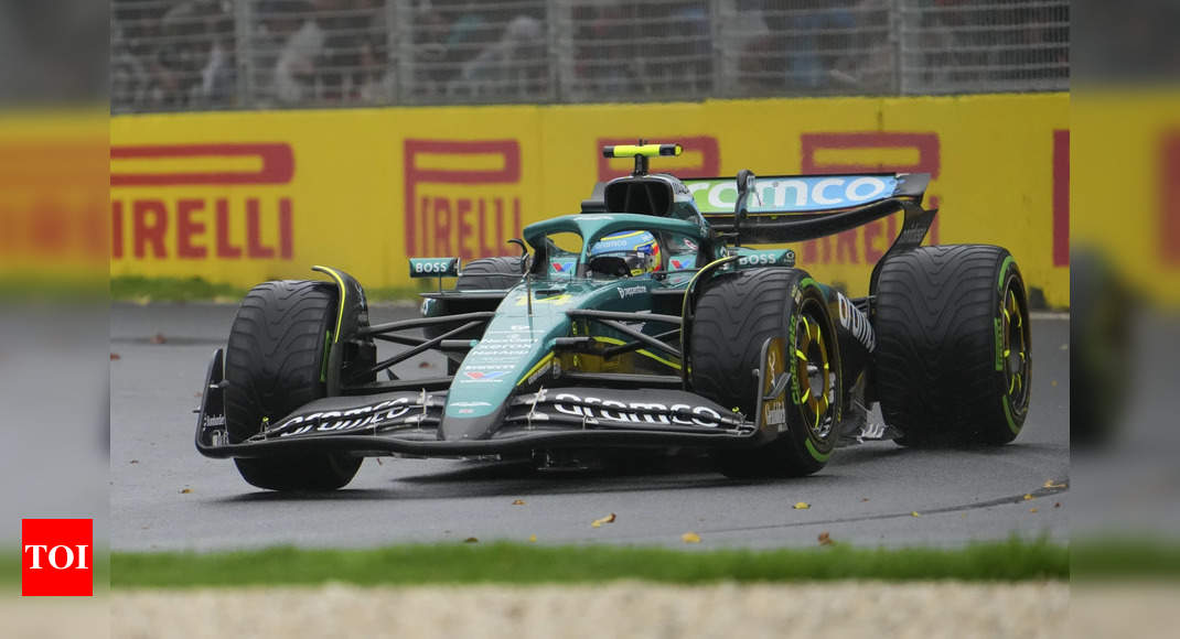 Fernando Alonso crashes out of Australian Grand Prix as chaotic wet race claims another victim