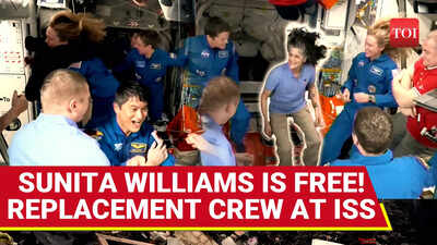 Sunita Willaims Is Free: Hugs, Tears At ISS As SpaceX Replacement Crew Meets Stranded Astronauts