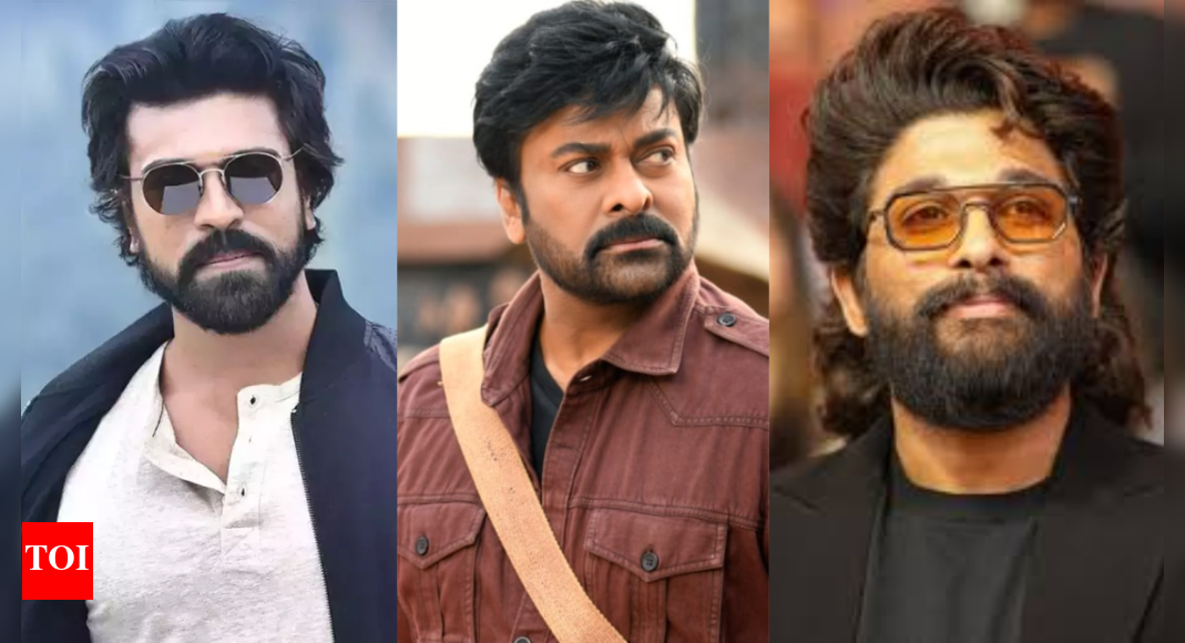 Throwback When Chiranjeevi Cheered Young Ram Charan And Allu Arjun s 