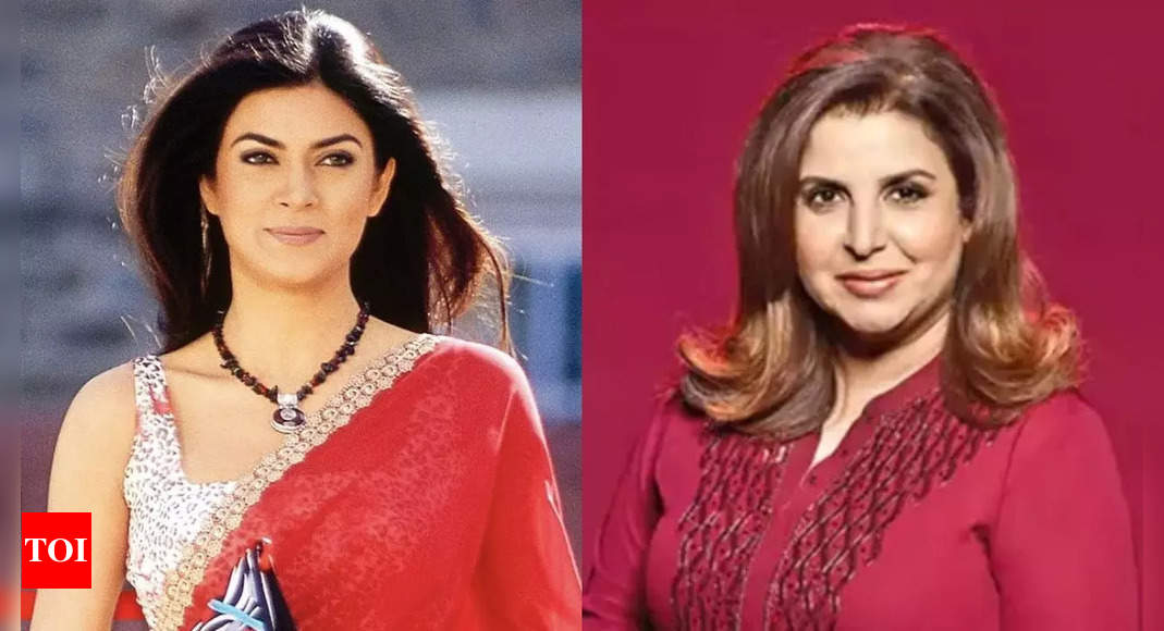 When Sushmita Sen recalled Farah Khan's apology after 'Main Hoon Na's  release: There were posters of Shah Rukh Khan and..