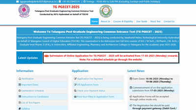 Jntuh 17 मार्च को TS PGECET 2025 पंजीकरण खोलने के लिए, यहां विवरण देखें