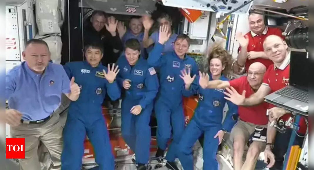 Alien, bells, and lots of hugs: Sunita Williams and Butch Wilmore welcome the Crew 10 aboard ISS and the internet can't stop talking about it