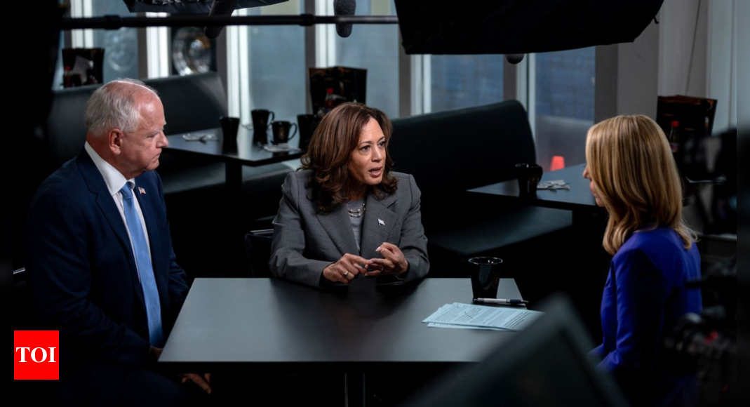 Kamala Harris demanded chairs with leg height not less than 15 inches during interview. Here’s why – The Times of India