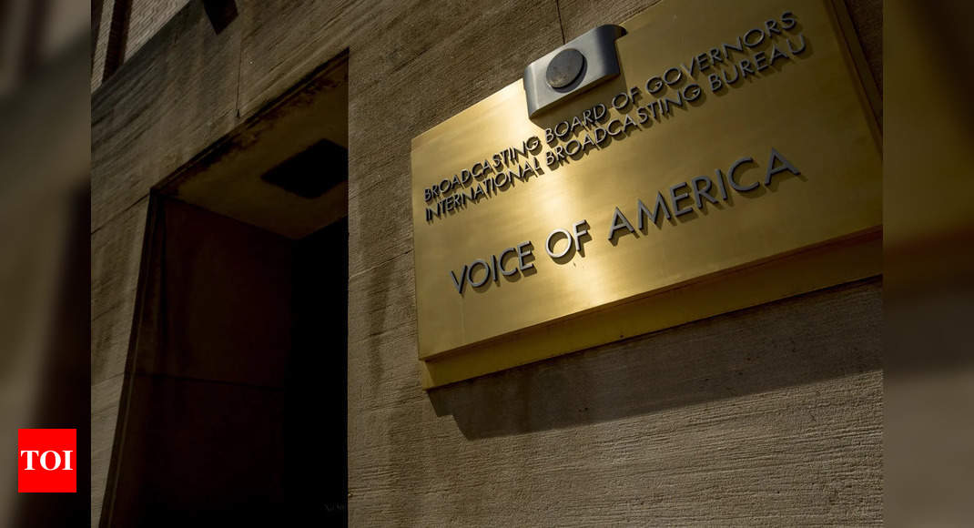 Trump cracks down on US-funded media groups; all of VOA's 1,300 staff put on leave