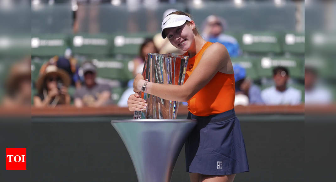 17-year-old Andreeva topples Sabalenka for Indian Wells title