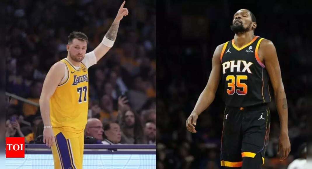 Luka Doncic embarrasses Kevin Durant with nasty move as Los Angeles Lakers win against Phoenix Suns