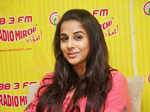 Vidya promotes 'Kahaani' @ Radio Mirchi