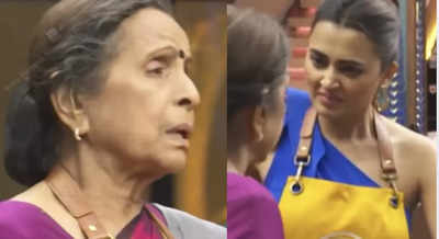 Celebrity MasterChef: Tejasswi Prakash and Usha Nadkarni’s hilarious mimicry leaves everyone in splits; see video