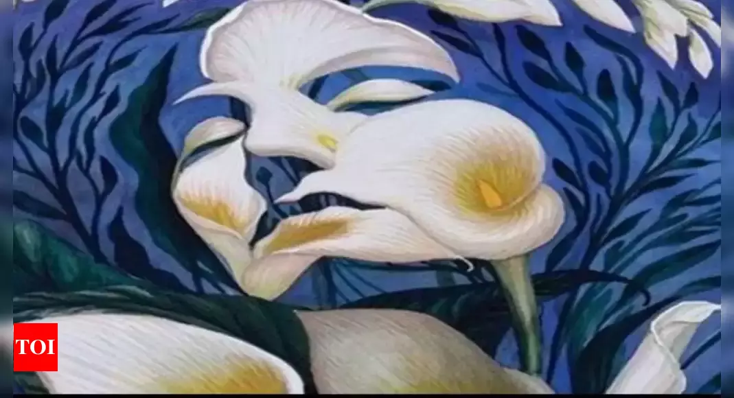 Optical illusion personality test: Flowers or woman? What you see first reveals if you are introvert or an extrovert