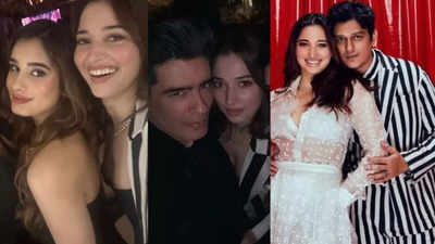 Tamannaah Bhatia Stuns in a Black-Ras-White Blazer at Rasha Thadani's Birthday Bash; Fan says, 