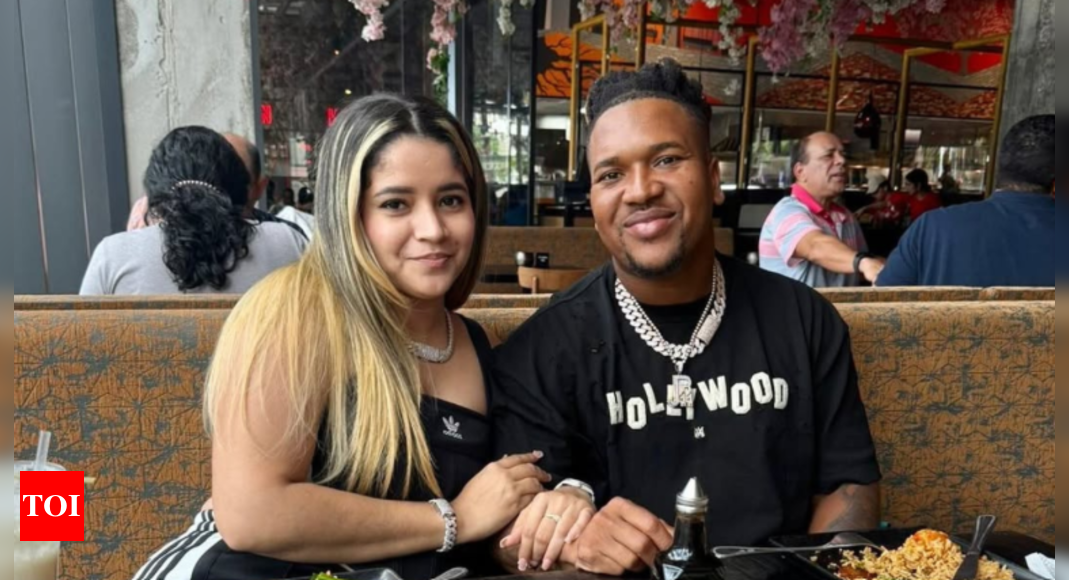 Pics: Jose Ramirez's wife Rosedith serves serious fashion goals during a cozy day outing