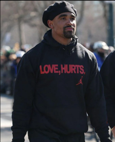 ☆ NIKE x Jalen Hurts Jordan hoodie コラボパーカー ☆ Nike Jordan Jalen Hurts Love Hurts Hoodie Black Men's - SS25