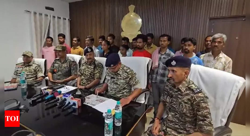 Chhattisgarh: 19 Maoists, including PLGA battalion's cadre, surrender in Bastar