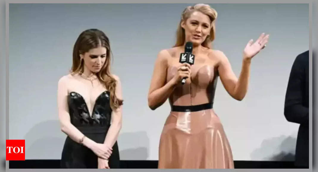 Anna Kendrick dismisses questions about Blake Lively’s legal dispute with a laugh at movie premiere: 'Last year of my life is gone'