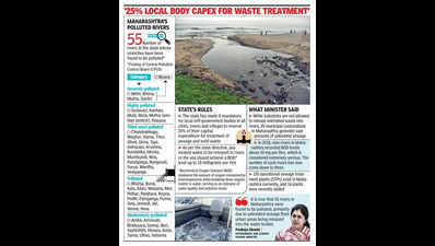 50% of sewage still flows into state’s water bodies untreated