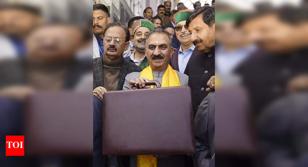 Himachal gets Rs 58k cr budget with focus on eco-tourism, green energy | Chandigarh News Himachal gets Rs 58k cr budget with focus on eco-tourism, green energy | Chandigarh News