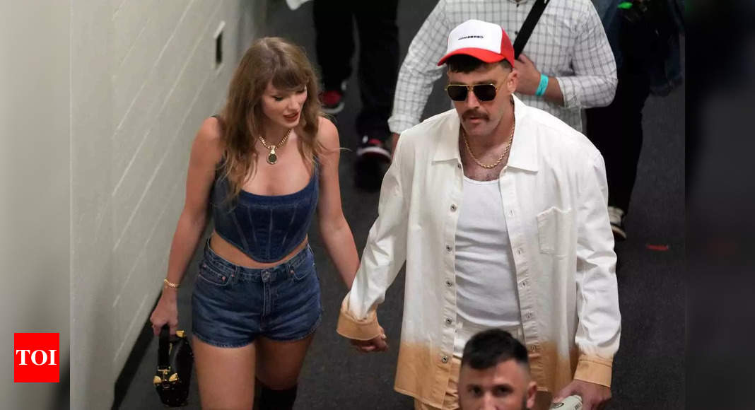 Taylor Swift and Travis Kelce get spotted in NYC but it’s his new look that’s raising eyebrows among fans