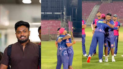 Sanju Samson joins Rajasthan Royals squad after recovering from finger surgery before IPL 2025