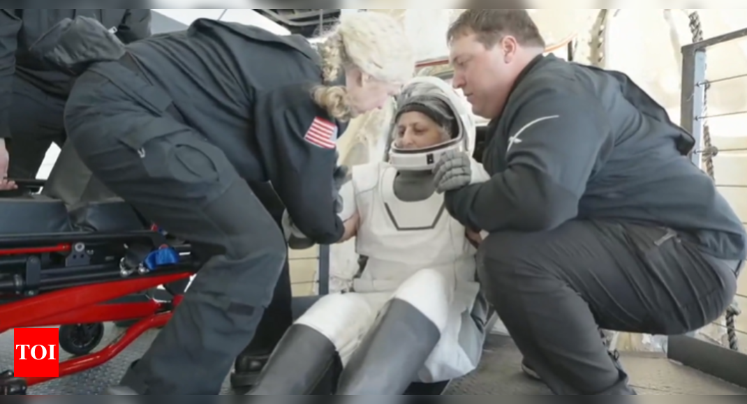 Sunita Williams Return Live Updates: Sunita Williams, Butch Wilmore begin 45-day rehab after unexpectedly long ISS stay  - The Times of India