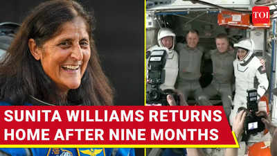 Sunita Williams Homecoming: Watch Her Dramatic Exit From Space Station | SpaceX | NASA