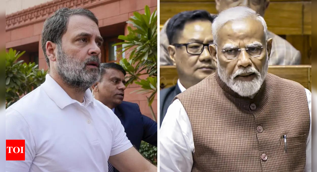 'Did not pay condolences': Rahul targets PM Modi on Maha Kumbh speech in Lok Sabha