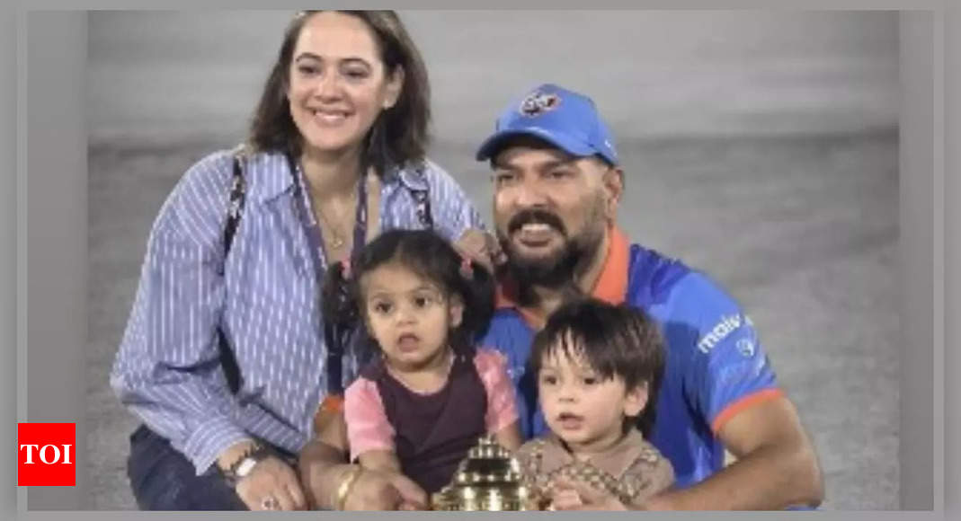 Hazel Keech shares a cute photo with Yuvraj Singh and kids as she showers praise on the cricketer after India Masters Win IML 2025: 'We are so proud of...'