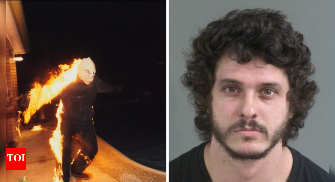 South Carolina man sets himself on fire after attacking Tesla charging station in protest against Donald Trump, Elon Musk
