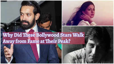 Why Did These Bollywood Stars Walk Away from Fame at Their Peak?